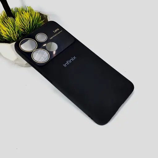 [PO15BISMRT7-15-2] Infinix Smart 7/Pop 7/Pop 7 Pro/Spark Go 2023 Soft Silicone Back Case - Black