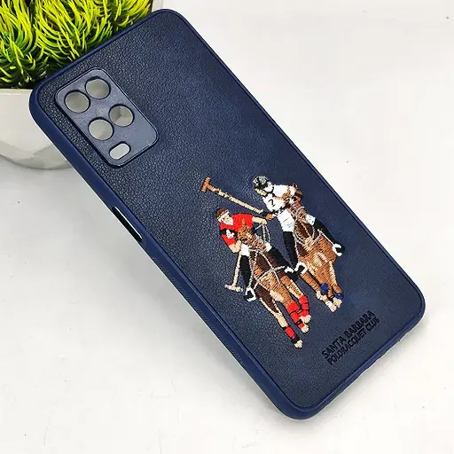 [PO43BOA54-2-17] Oppo A54 Santa Barbara Polo Back Case (Navy Blue)