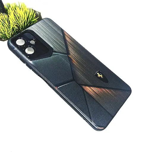 [PO14BSA06-55-2] Sasmung Galaxy A06 Soft Silicone Printed Back Case (Black)