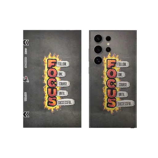 [SKIN-19-FOCUS] 3D Printed Mobile Back Customize Skin (Focus)