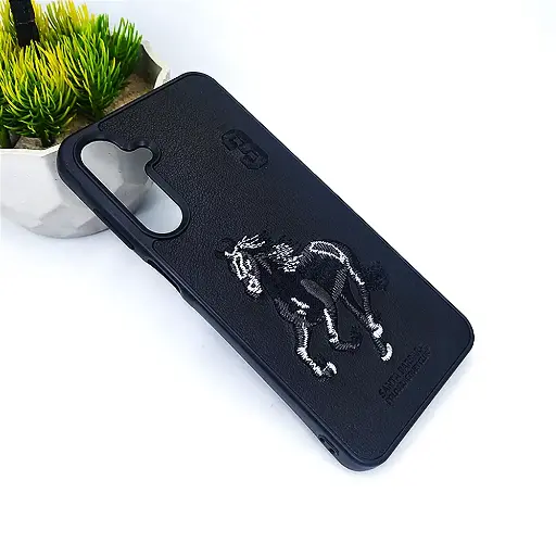 [PO43BSA16-11-2] Samsung Galaxy A16 Soft Silicone Santa Barbara Polo Back Case (Black)