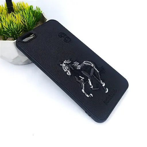 [PO43BIP6GPL-11-2] iPhone 6G Plus|6Gs Plus Soft Silicone Santa Barbara Polo Back Case (Black)