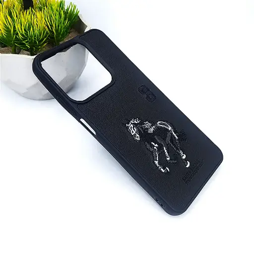 [PO43BORLMNOT60-11-2] Oppo Realme Note 60 Soft Silicone Santa Barbara Polo Back Case (Black)