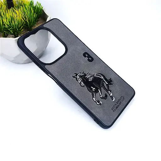 [PO43BOA3X-11-9] Oppo A3x|A3 Soft Silicone Santa Barbara Polo Back Case (Gray)