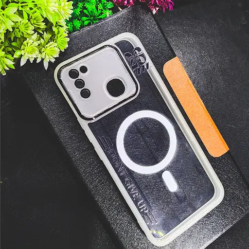 [PO15BISMRT5-7-30] Infinix Hot 10I|Smart 5 Pro Clear Colour Mag Safe Print Transparent Case (Crystal)