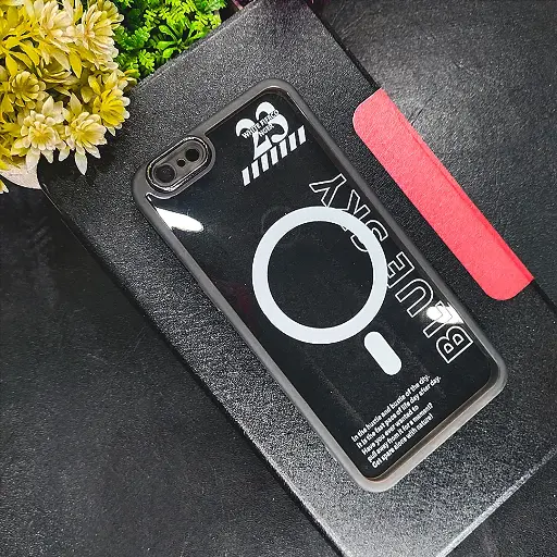 [PO15BOA57-7-9] Oppo A57 2016 Clear Colour Mag Safe Print Case - Stylish Gray Protection