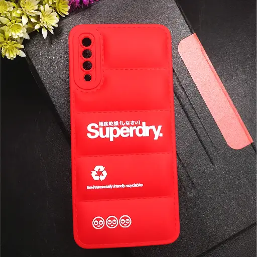 [PO14BSA70-18-4] Samsung Galaxy A70|A70s 3D Puffer Back Printed Soft Silicone Back Case (Red)