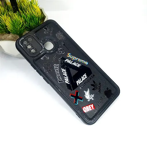 [PO14BISMRT5-50-2] Infinix Smart 5/Smart 6/Hot 10 Lite Soft Silicone Printed Back Case (Black)