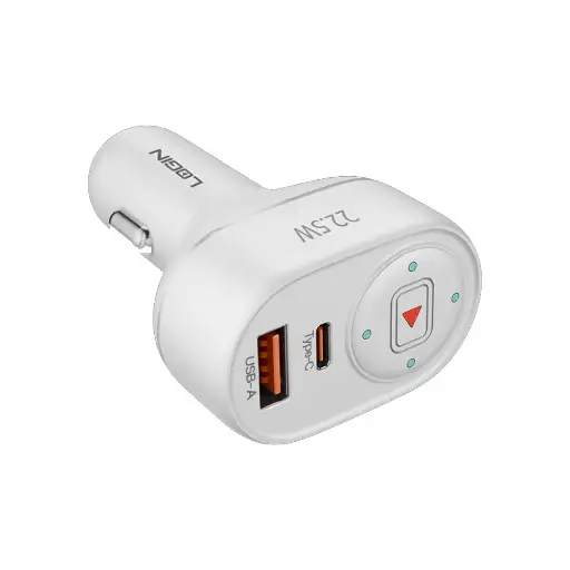 [C2C1T2LGN-1] Login L-600 PD USB Car Charger - 22.5W with Type-C Cable
