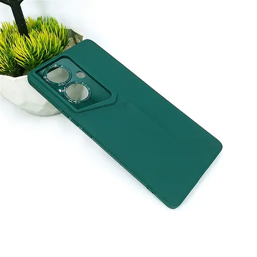 [PO14BVIY78 5G-23-11] Vivo Y78 5G Soft Silicone Back Case - Green