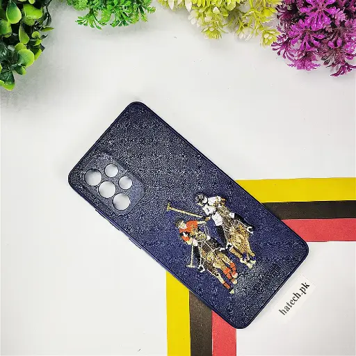 [PO43BSA52-2-17] Samsung Galaxy A52/ A52S 5G Santa Barbara Polo Back Case (Navy Blue)