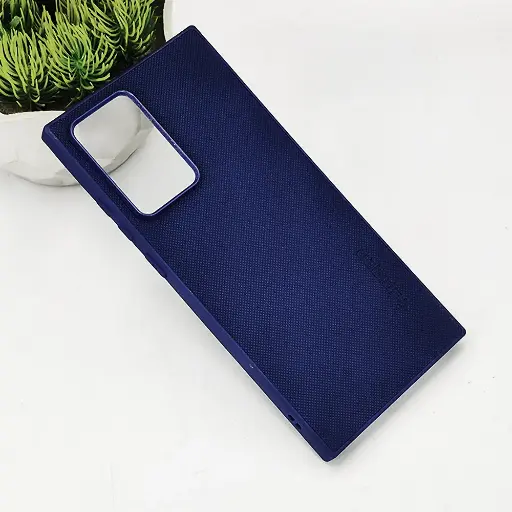 [PO32BSNOT20U-16-17] Samsung Galaxy Note 20 Ultra Spigen Hard Dotted Leather Back Case (Navy Blue)