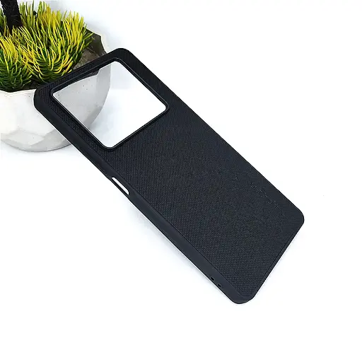 [PO32BINOT40-16-2] Infinix Note 40 Spigen Hard Dotted Leather Back Case (Black)