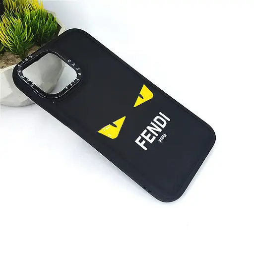 [PO14BIP13PMAX-60-2] Casetify Printed Soft Silicone Back Case for iPhone 13 Pro Max - Black