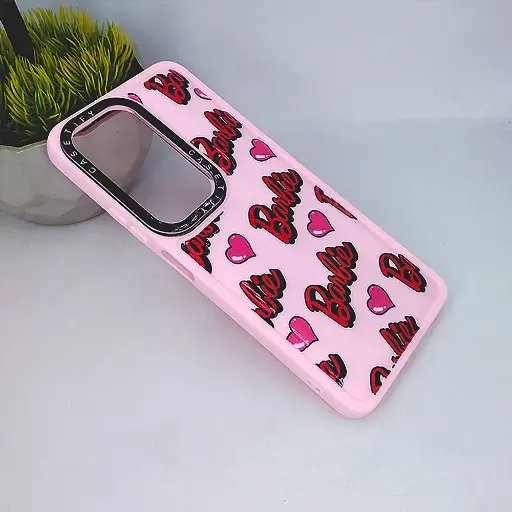 [PO14BIHOT50-60-22] Infinix Hot 50 Casetify Printed Soft Silicone Back Case - Baby Pink