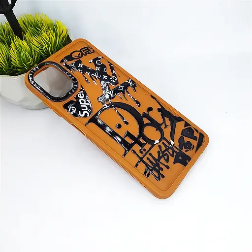 [PO14BSA06-60-13] Samsung Galaxy A06 Casetify Printed Soft Silicone Back Case (Brown)