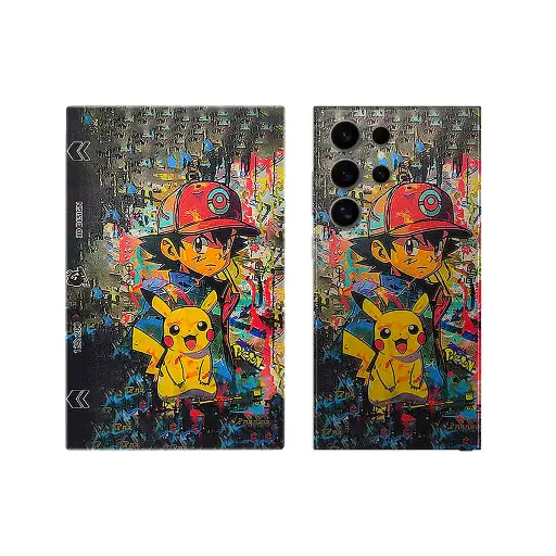 [SKIN-19-PKMN] Pokemon 3D Printed Mobile Back Skin - Customizable & Fun Design