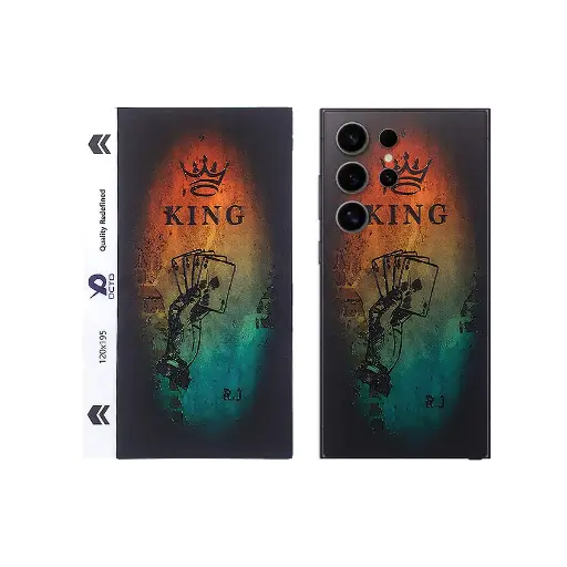 [SKIN-19-KING] 3D Printed Mobile Back Customize Skin ( King )