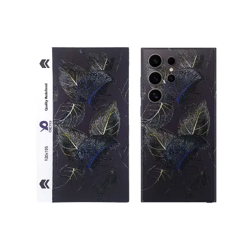 [SKIN-19-LEAF] 3D Printed Mobile Back Customize Skin ( Leaf )