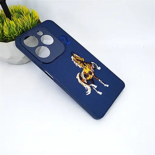 [PO43BIHOT40PR-2-17] Infinix HOT 40| 40 Pro Santa Barbara Polo&Racquet Club Back Case (Navy Blue)