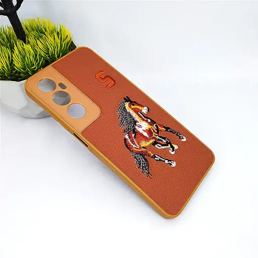 [PO43BORELMEC65-2-13] Oppo Realme C65 Santa Barbara Polo Back Case (Brown)