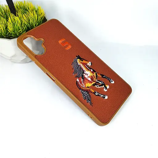 [PO43BSA06-2-13] Samsung Galaxy A06 Soft Silicone Santa Barbara Polo Back Case (Brown)