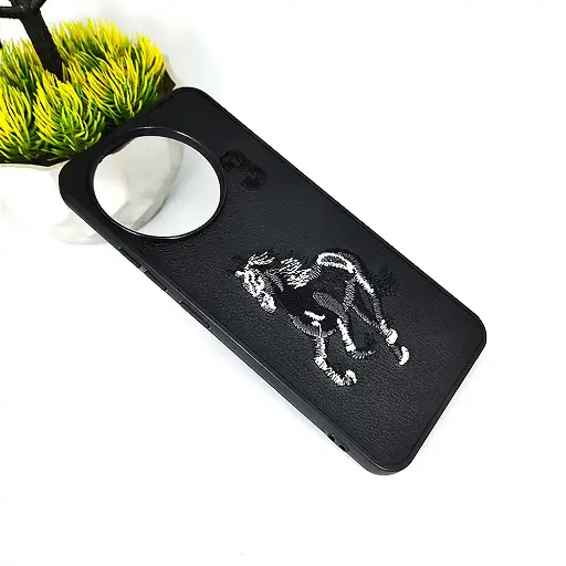 [PO43BTSPRK30PR-2-2] Tecno Spark 30 Pro Soft Silicone Santa Barbara Polo Back Case (Black)