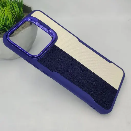 [PO18BIHOT11PY-21-17] Infinix Hot 9 Play | Hot 10 Play | Hot 11 Play Polo Ralph Lauren Dual Colour Back Case (Navy Blue) - Stylish Protection