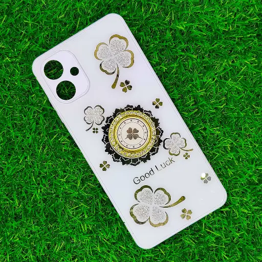[PO60BSA06-6-1] Samsung Galaxy A06 Good Luch LV Back Case (white)