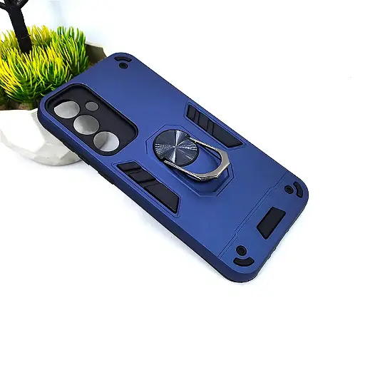 [PO39BSA35 5G-1-17] Samsung Galaxy A35 5G Armour Back Case (Navy Blue)