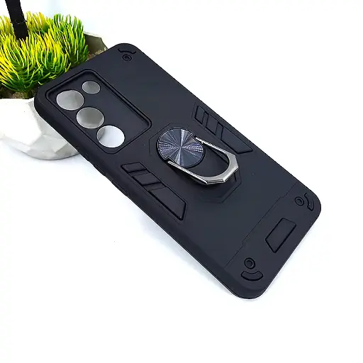 [PO39BVIY100-1-2] Vivo Y100 4G|5G|V30 Lite 5G|Y200E 5G Armour Back Case (Black)