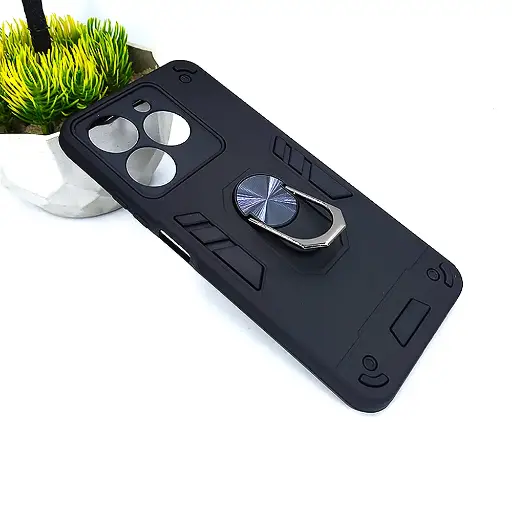 [PO39BORELMEC63-1-2] Oppo Realme C63|Realme C61 Armour Back Case (Black)