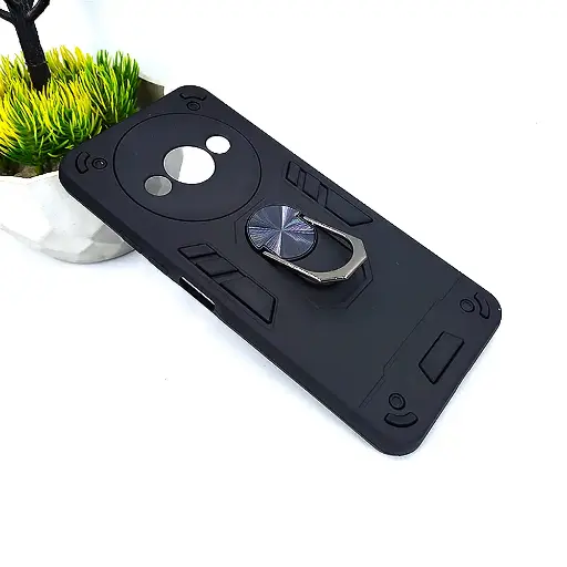 [PO39BMIA3-1-2] Xiaomi Redmi A3|Redmi A3x Armour Back Case (Black)