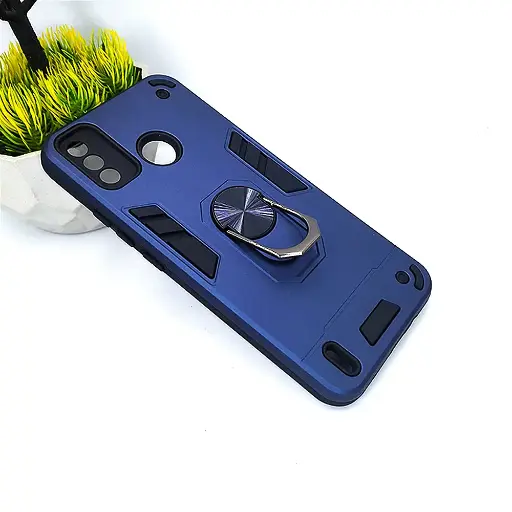 [PO39BTSPRK6GO-1-17] Tecno Spark 6 Go Armour Back Case (Navy Blue)