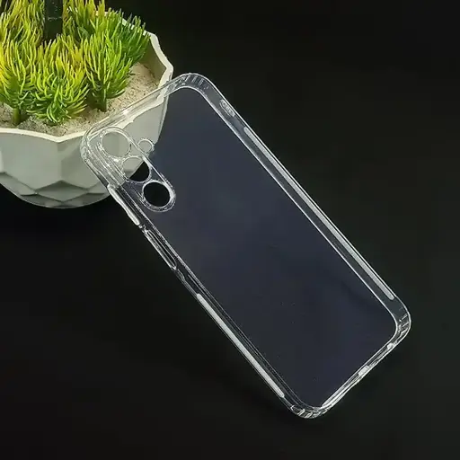 [PO7BSS25-3] Samsung Galaxy S25 Dust Plug Transparent Back Case