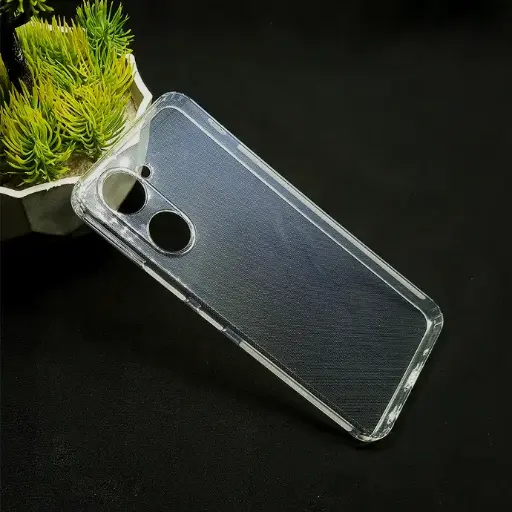 [PO7BVIY18-3] Vivo Y18 4G|Y03 4G|Y18E 4G Dust Plug Transparent Back Case