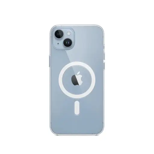 [PO7BIP14PL-11] iPhone 14 Plus|15 Plus Magnetic Magsafe Wirelees Transparent Back Case