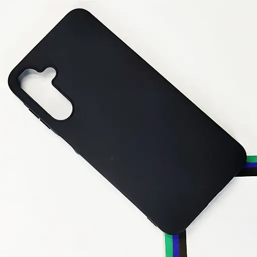 [PO4BSA16-4-2] Samsung Galaxy A16 4G|5G Matte Soft Silicone Paper Back Case (Black)