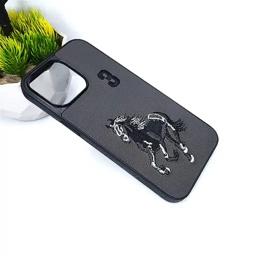 [PO43BIP15PMX-2-36] iPhone 15 Pro Max Santa Barbara Polo Back Case (Natural Titanium)