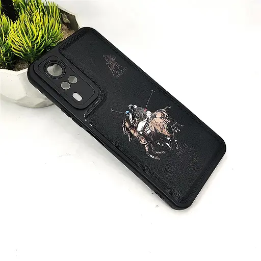 [PO14BVIY51S-50-2] Vivo Y51s|Y53s|Y31 2020 Soft Silicone Printed Back Case (Black)