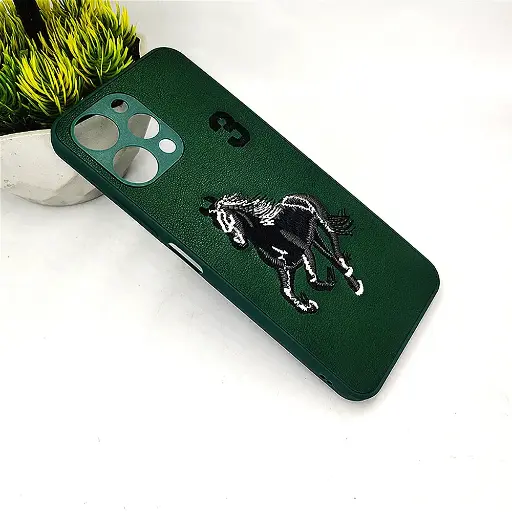[PO43BMI12-13-11] Redmi 12 4G Santa Barbara Polo Raquet Back Case (Green)