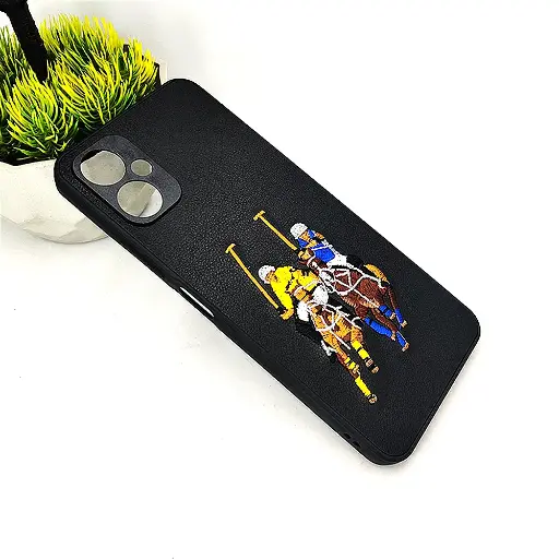 [PO43BTCMN19NEO-13-2] Tecno Camon 19 Neo Santa Barbara Polo Raquet Back Case (Black)