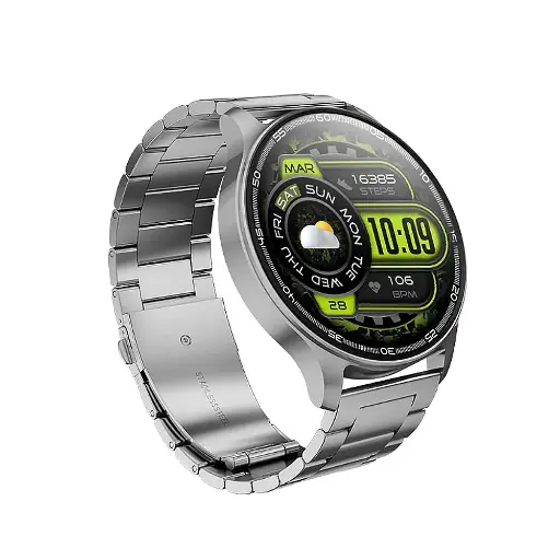 [WATCHLOGIN-2] Login L-103 Gentle Men Amoled Display Smart Watch With Rolex Metal Straps