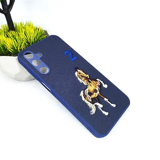 [PO43BSA24-2-17] Samsung Galaxy A24 Santa Barbara Polo Back Case (Navy Blue)