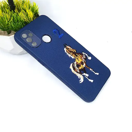 [PO43B1PLNRDN100-2-17] OnePlus Nord N100 Santa Barbara Polo Back Case (Navy Blue)