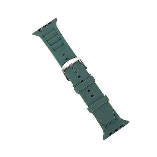 [WSRLM45-4-11] Adidas Cut-Shaped Silicon Rubber Straps for Smart Watch - Green, 42-49mm