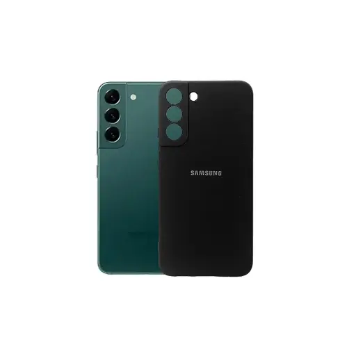 [PO23BSS22PL-1-2] Samsung Galaxy S22 Plus Original Official Soft Silky Back Case (Black)