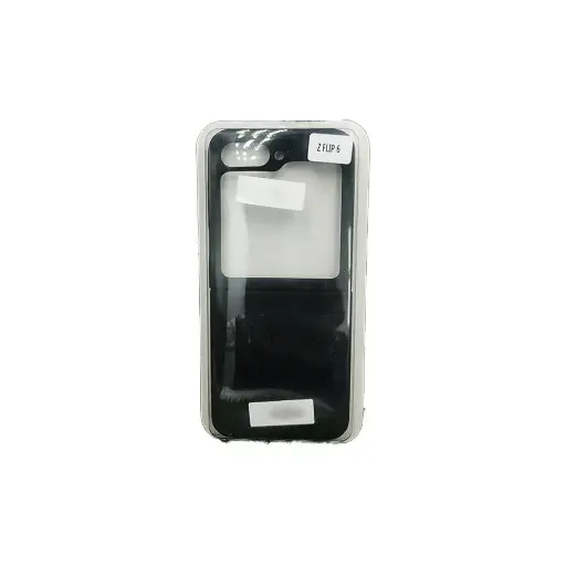 [PO23BSZFLP6-1-2] Samsung Galaxy Z Flip 6 Official Soft Silky Back Case (Black) 