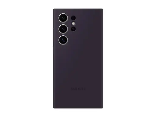 Samsung S24 Ultra Vegan Leather Case Dark Violet