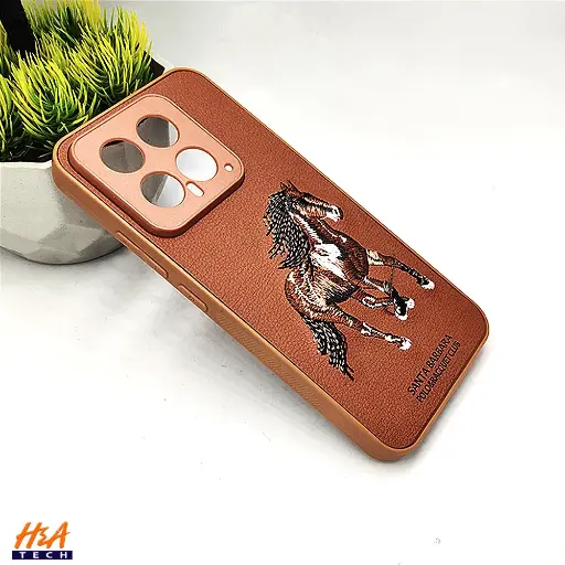[PO43BMI14 5G-2-13] Xiaomi 14 5G Santa Barbara Polo&Racquet Club Back Case (Brown)